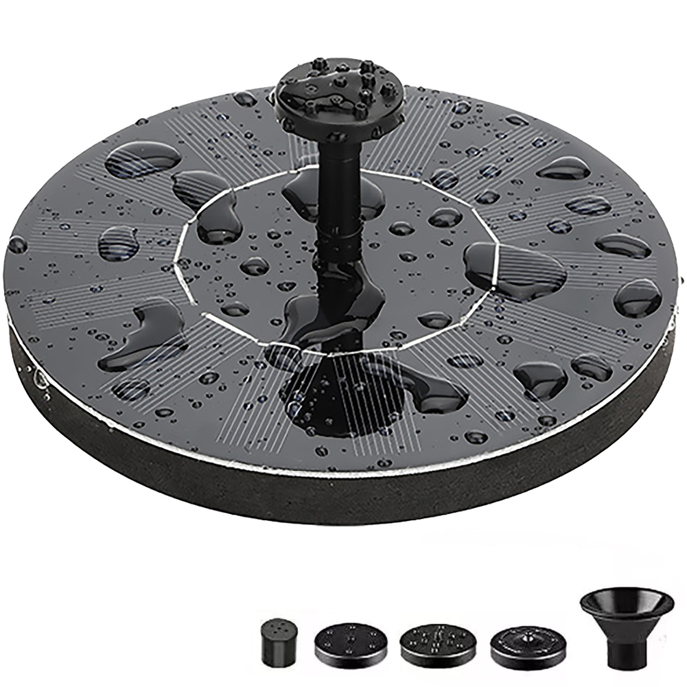 1W Solar Powered Fountain Pump - Floating Solar Fountain Water Pump 评论和价格