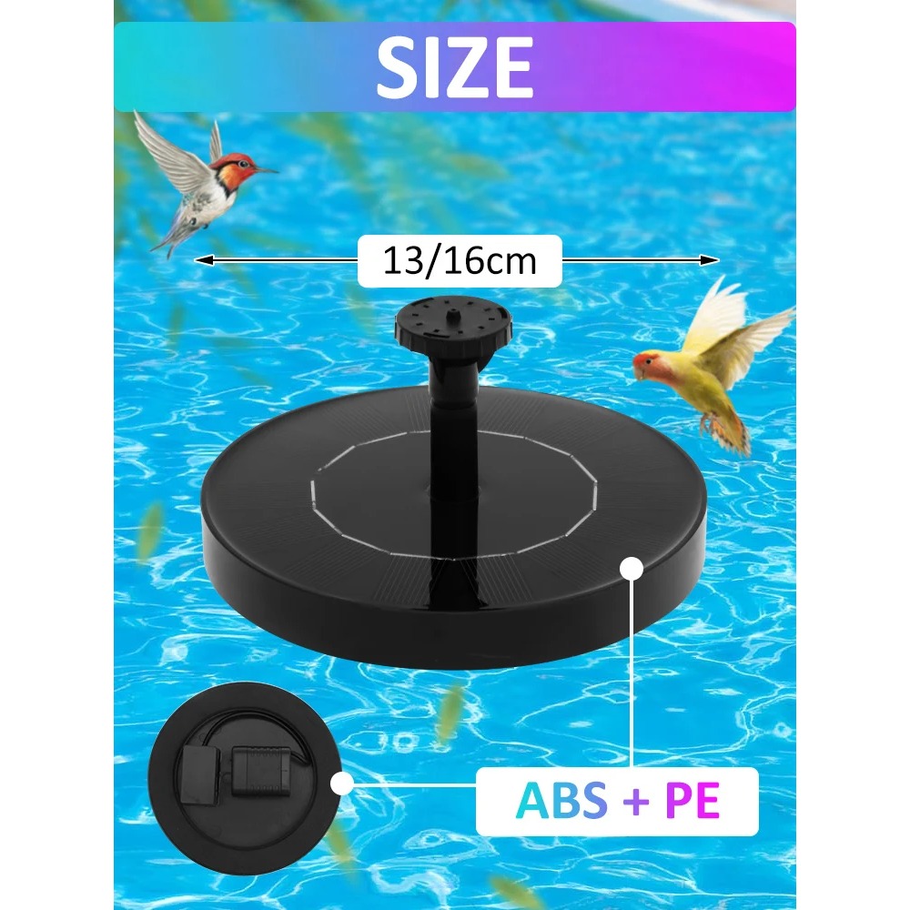 Solar Fountain Pump – Floating - Floating Solar Fountain Water Pump 评论和价格