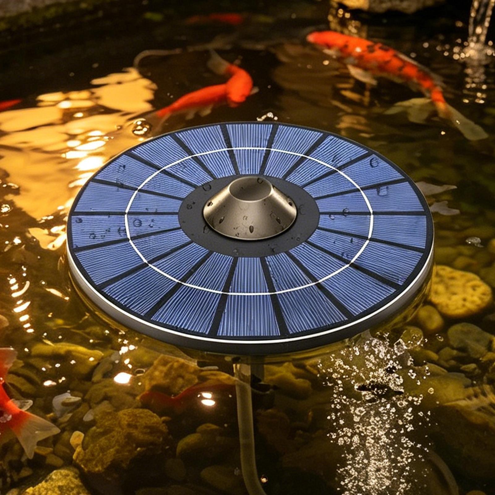 Solar-powered pond aerator pum - Solar Pond Aerator Oxygen Pump 评论和价格