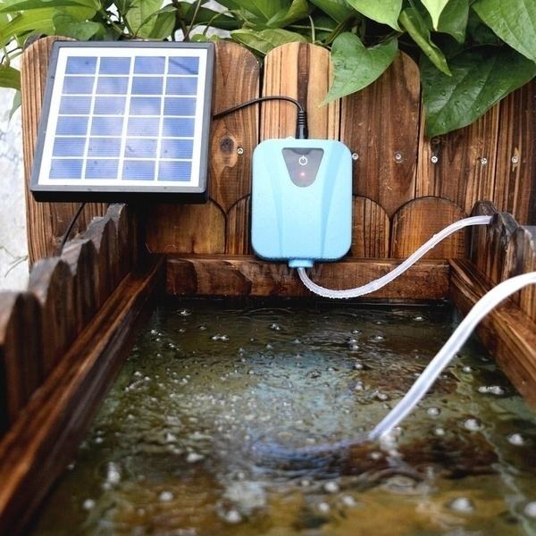 Solar Aquarium Oxygen Air Pump - Solar Pond Aerator Oxygen Pump 评论和价格