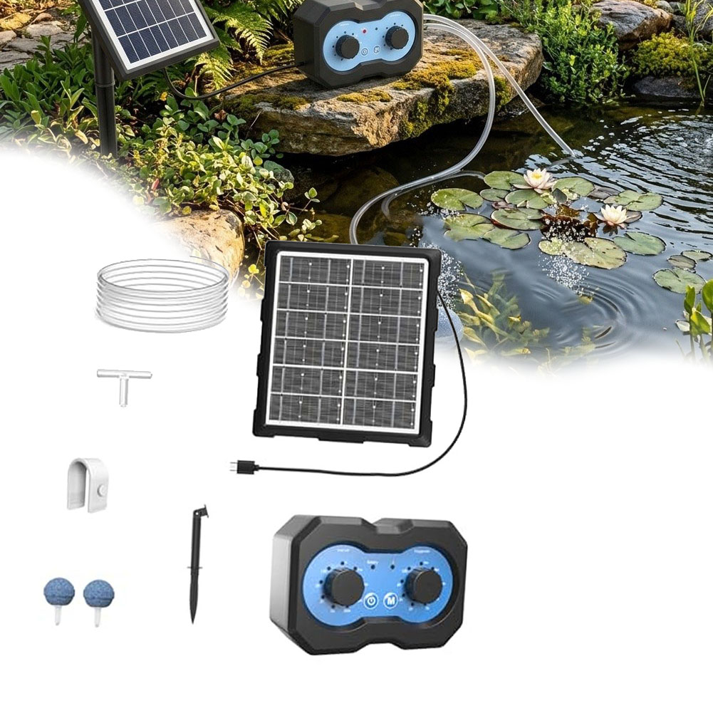 Solar Pond Oxygenator 3W 6V So - Solar Pond Aerator Oxygen Pump 评论和价格