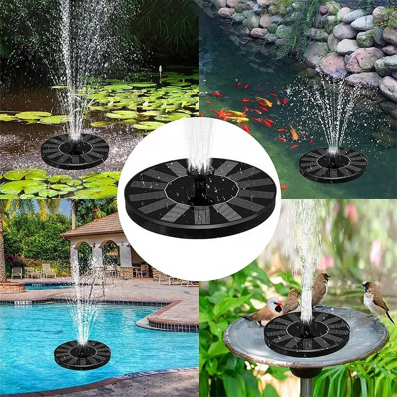 Solar Power Water Pump with LE - Floating Solar Fountain Water Pump 评论和价格