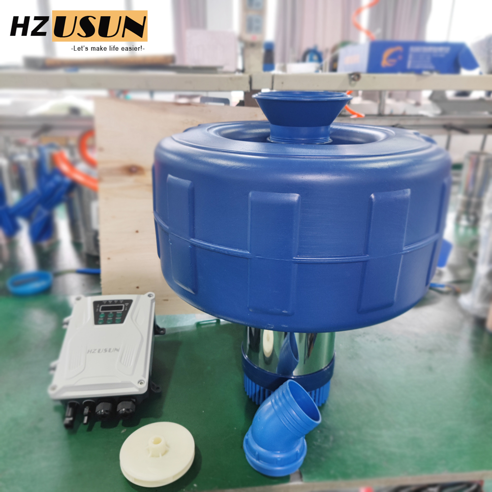 HZUSUN 1 HP Small Solar Powere - Solar Pond Aerator Oxygen Pump 评论和价格
