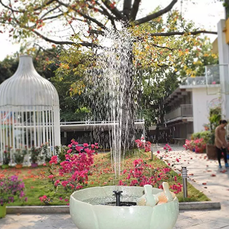 Split lantern type solar fount - Floating Solar Fountain Water Pump 评论和价格