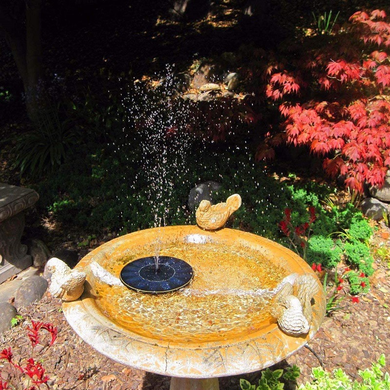 Split lantern type solar fount - Floating Solar Fountain Water Pump 评论和价格
