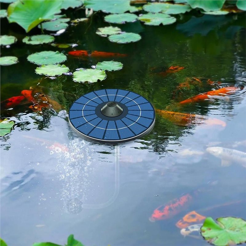 A84E-Fish Tank Oxygenator Sola - Solar Pond Aerator Oxygen Pump 评论和价格